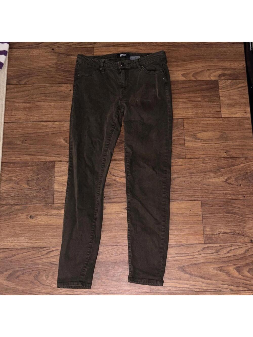Buffalo David Bitton Vale Midrise Stretch Skinny Jeans for Women Olive green